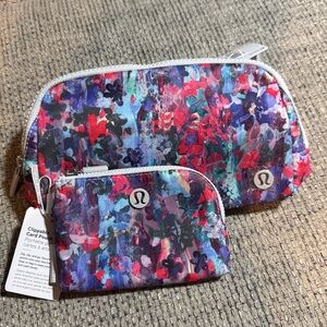 NWT BUNDLE🤩 Lululemon Everywhere‎ Belt Bag 1L Flower Glide Vapor and Card Pouch